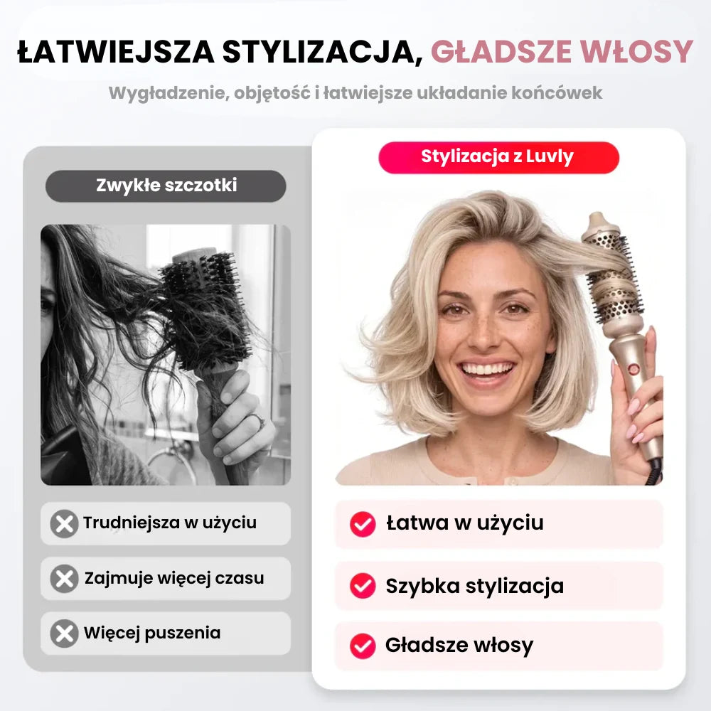 Luvly™ Szczotka z ciepłym powietrzem