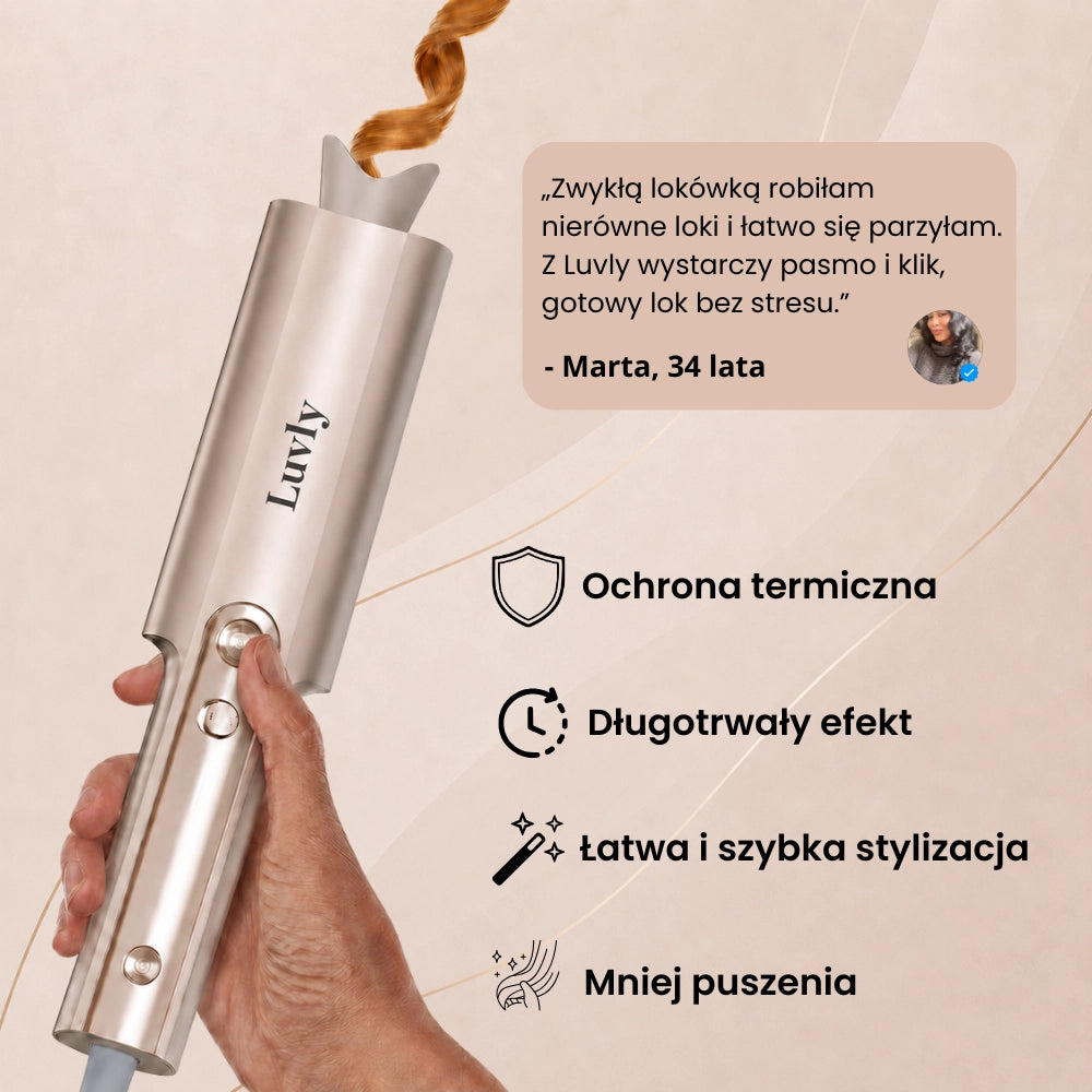 Luvly WavePro™ –  Automatyczna Lokówka